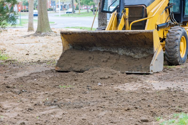 Regraded commercial landscape